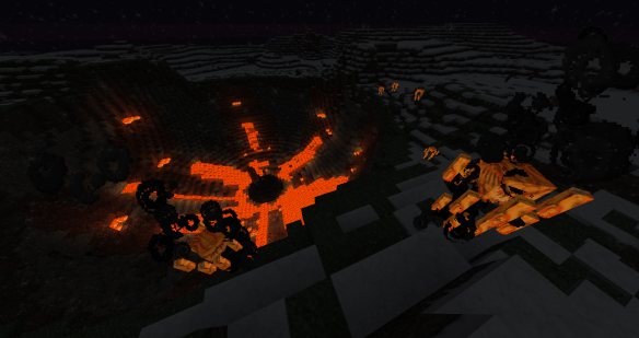 Meteor Strikes Blue Peaks